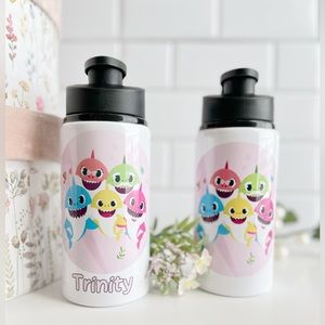 Custom baby shark water bottle